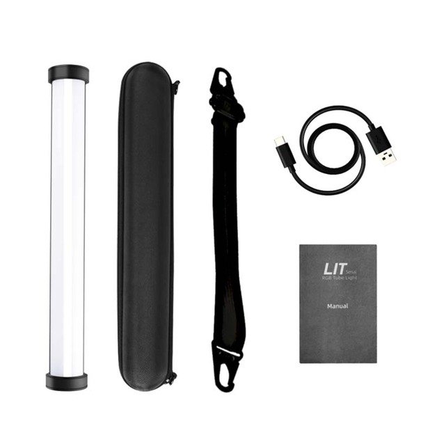 PULUZ RGB rankinė foto lazdelė su spalvomis PU4132