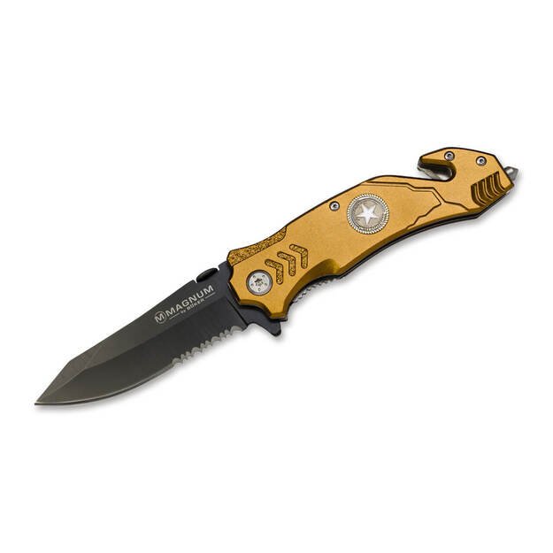 Boker Magnum Army Rescue peilis 01LL471 Gold