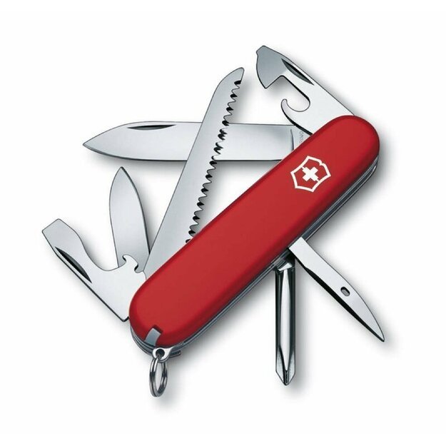 Victorinox Hiker daugiafunkcinis kišeninis peiliukas, raudonas, 1.4613