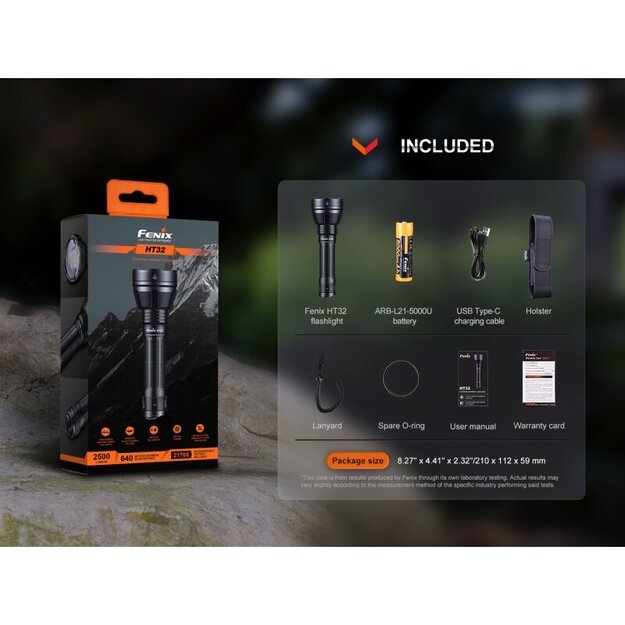 Fenix HT32 LED Thrower žibintuvėlis