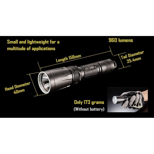 Nitecore SRT7 Revenger žibintuvėlis