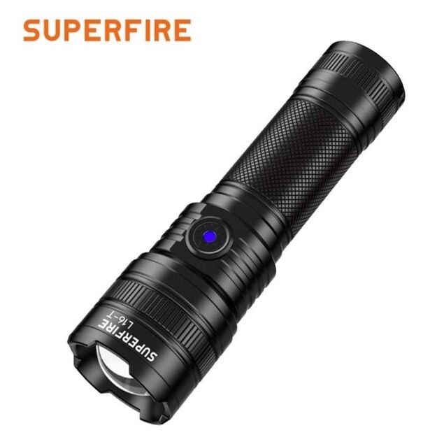 Superfire L16-T focusable flashlight 890lm