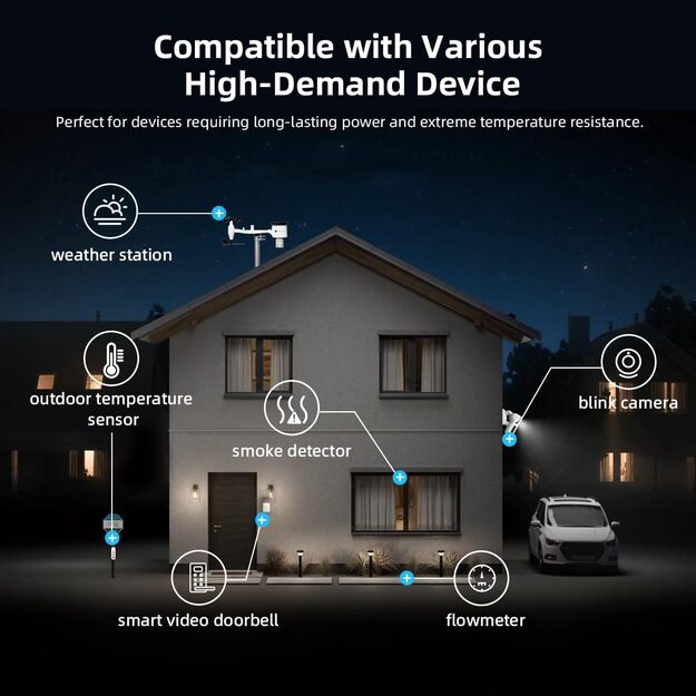 XTAR 1.5V AA Литиевые батарейки неперезаряжаемые FR6 3500mAh F4 4шт