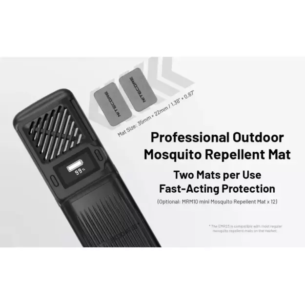 Nitecore EMR23 uodus atbaidanti priemonė, OLED, 8000mAh baterija