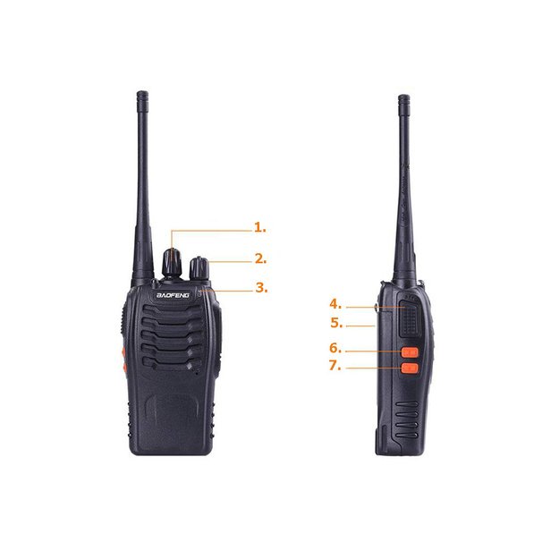 Baofeng BF-888S radijo stotelės, 2vnt