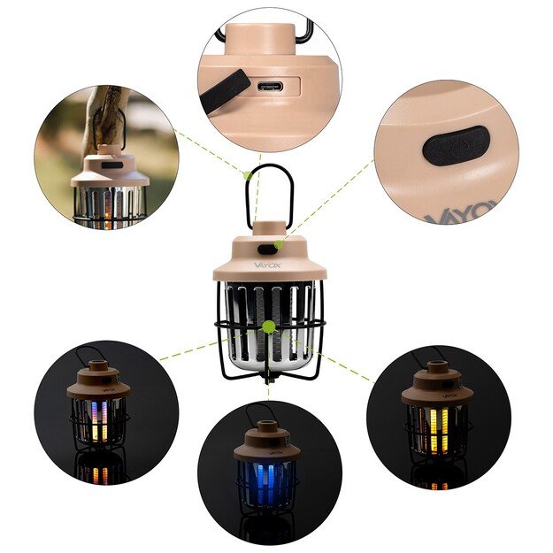 VAYOX sodo ir terasos lempa nuo vabzdžių VA0336