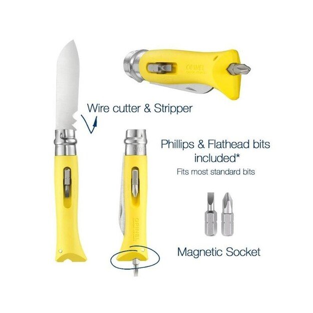 Kišeninis meistro peilis Opinel Nr. 9 - Geltona