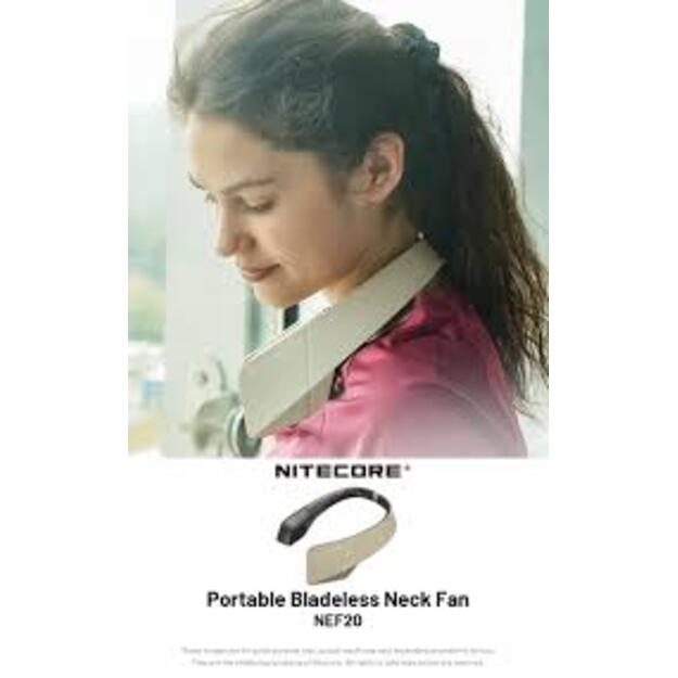 Nitecore NEF20 ventiliatorius ant kaklo