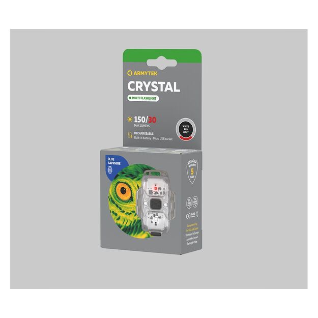 Фонарь Armytek Crystal Yellow 5-в-1 F07001Y