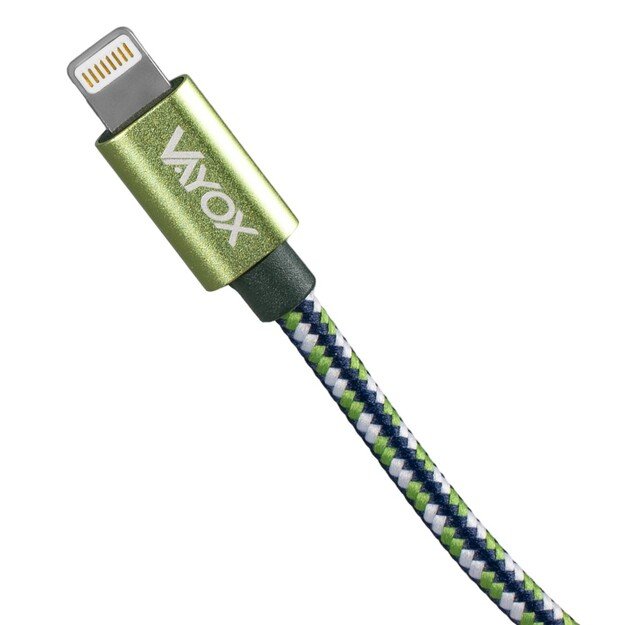 Vayox USB kabelis 1.5m Žalias VA0147