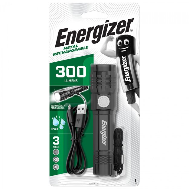 Energizer Flashlight Metal Rechargeable