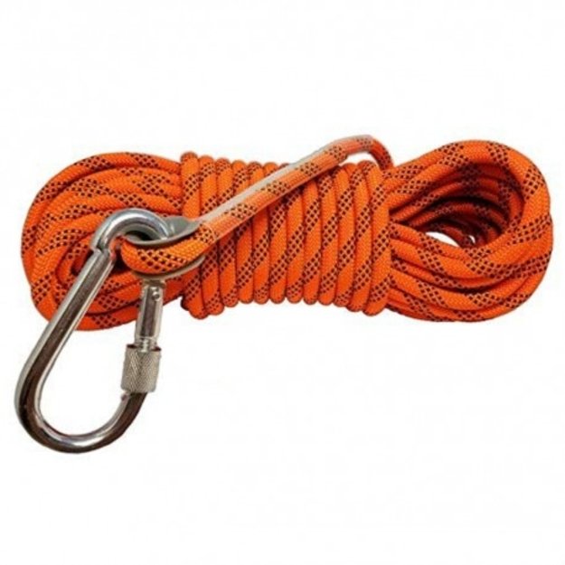 Веревка с карабином и петлей (1300 кг) - 20 м