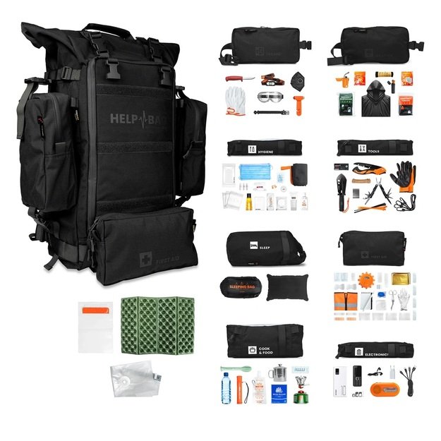 Эвакуационный рюкзак Help Bag Max - Shadow Black