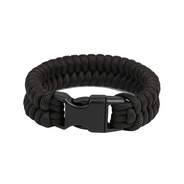 Paracord Bracelet “Fish”, Black 2179