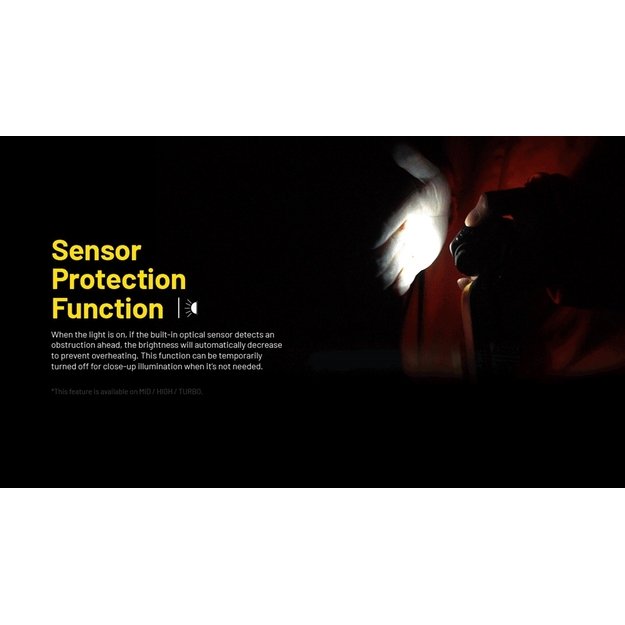 Nitecore NU53 žibintuvėlis 1800lm