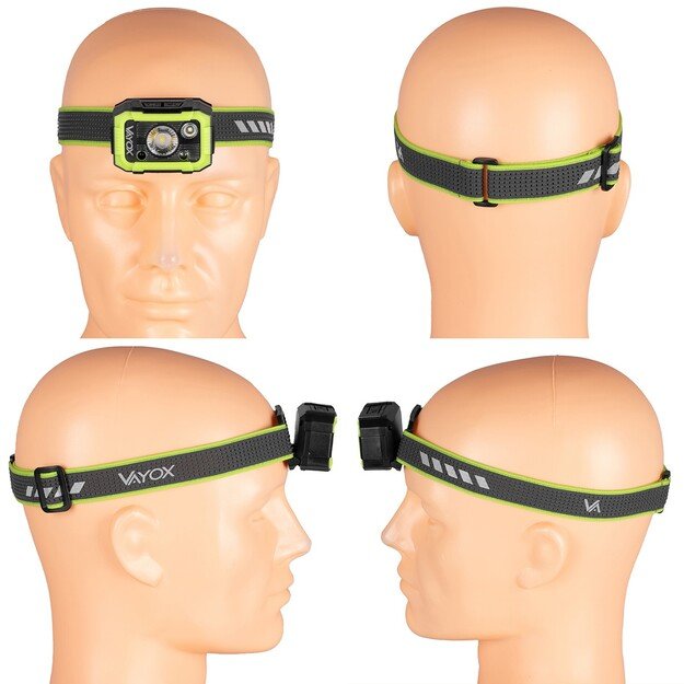 Vayox Įkraunamas žibintuvėlis 750lm CREE + SMD Pro Series VA0187