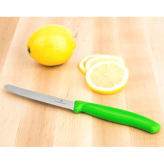 Victorinox Swiss Classic pomidorų ir stalo peilis 11 cm Žalias 6.7836.L114