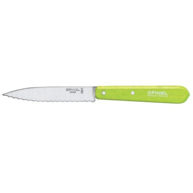 Opinel serrated knife No. 113 Green