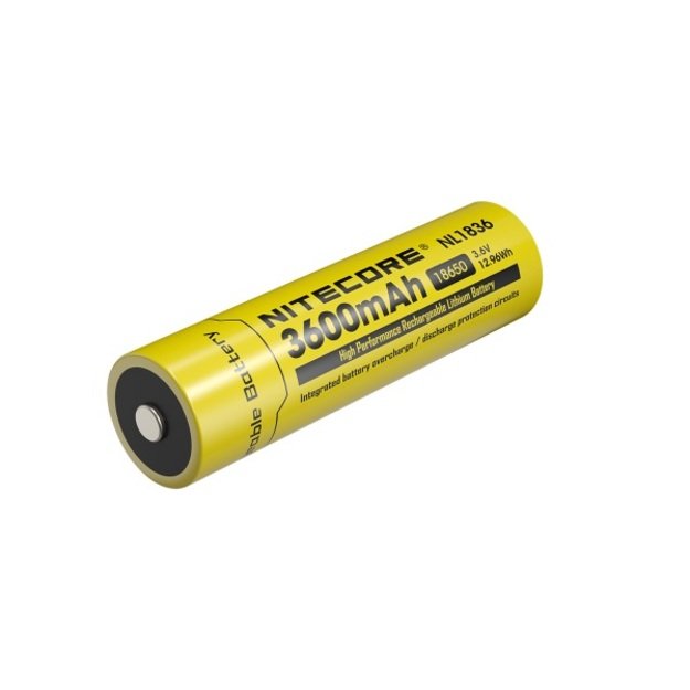 Nitecore baterija Li-Ion 18650 3600mAh 3.6V NL1836