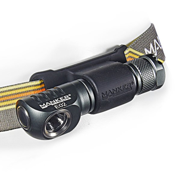 Manker E02H AAA šoninis žibintuvėlis su galvajuoste 220lm