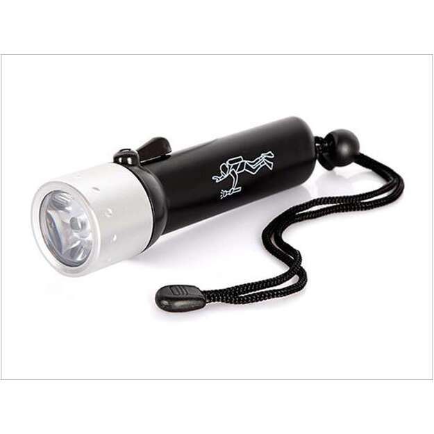 Povandeninis žibintuvėlis Cree XPE Q5, juodas