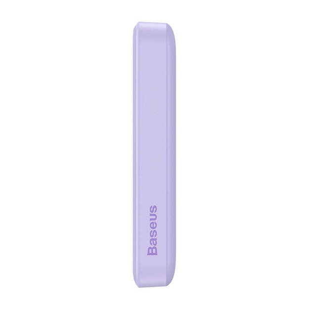 Maitinimo baterija Baseus Magnetic Mini 10000 mAh, USB-C 20W MagSafe (violetinė)
