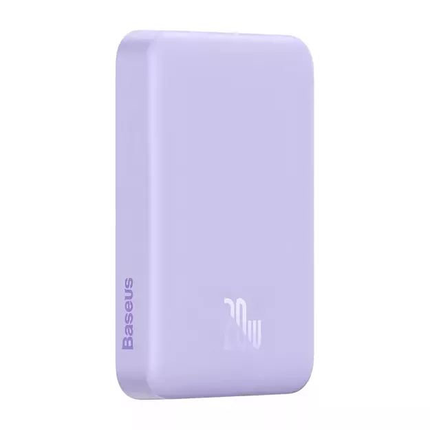 Maitinimo baterija Baseus Magnetic Mini 10000 mAh, USB-C 20W MagSafe (violetinė)