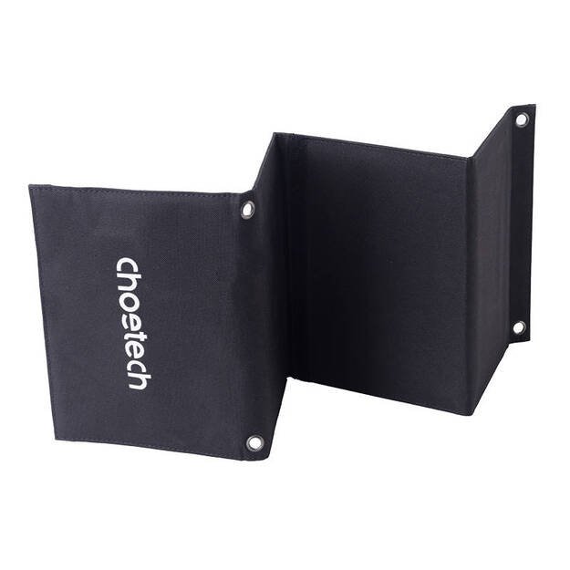 Складное солнечное зарядное устройство Choetech SC005 22W 2xUSB (черный)