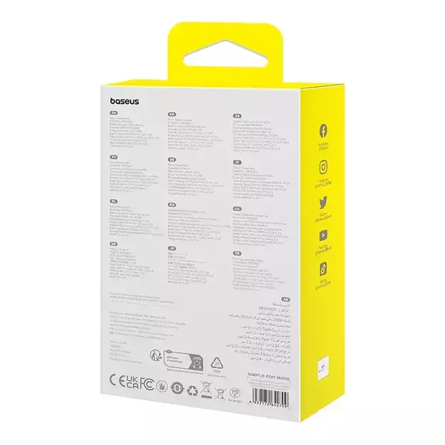 Powerbank Baseus Magnetic Mini 10000mAh, Lightning 20W MagSafe (black)