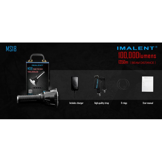 Imalent MS18 LED prožektorius CREE XHP70.2 LED