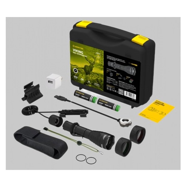 Armytek Viking Pro Magnet USB komplektas F07702C