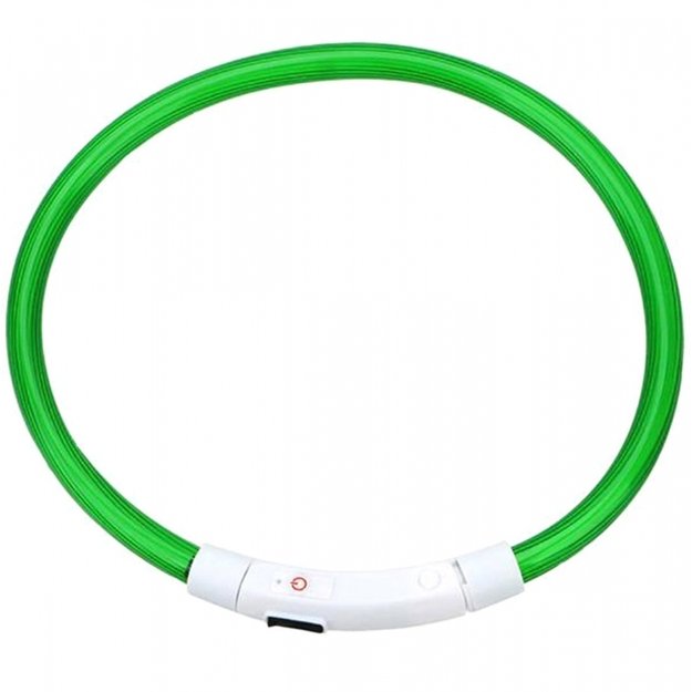Светодиодная подсветка ошейника USB Зеленый