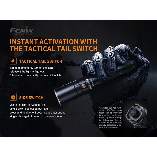 Fenix TK30 1200m LEP lazerinis žibintuvėlis