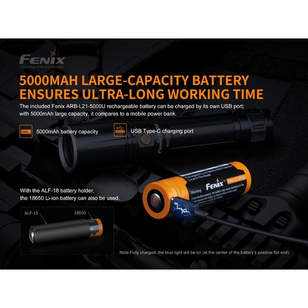 Fenix TK30 1200m LEP lazerinis žibintuvėlis