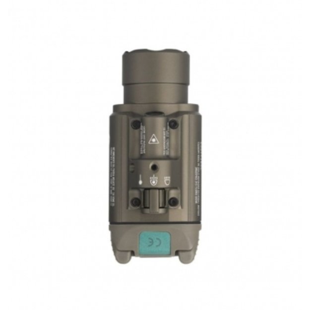 Olight Baldr PRO Desert Tan prožektorius su žaliu lazeriu