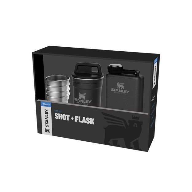 Stanley gertuvės ir stikliukų komplektas 10-01883-035 Juoda