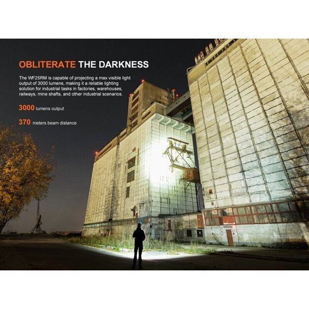 Fenix ​​​​WF25RM LED žibintuvėlis su UV šviesa ir įkrovimo stotele