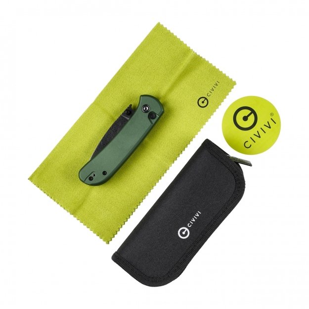 Civivi Qubit sulenkiamas peilis C22030E-DS1 žalias