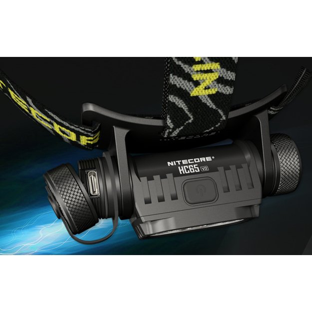 Nitecore HC65M žibintuvėlis šalmui