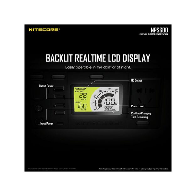 Nitecore NPS600 Power Station - 165000mAh 165Ah