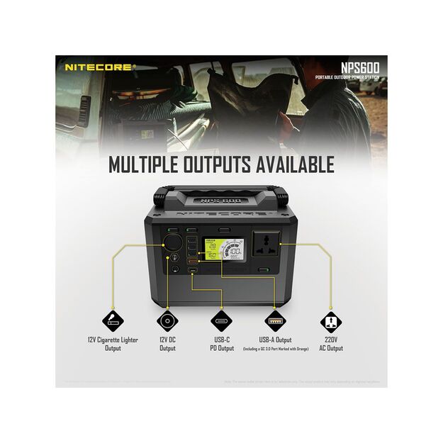 Nitecore NPS600 Power Station - 165000mAh 165Ah