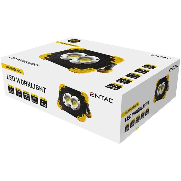 Įkraunamas prožektorius ENTAC 6W+1W Worklight 240lm