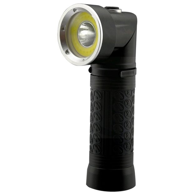 Žibintuvėlis ENTAC 5W 90° 3AAA Alu 500lm