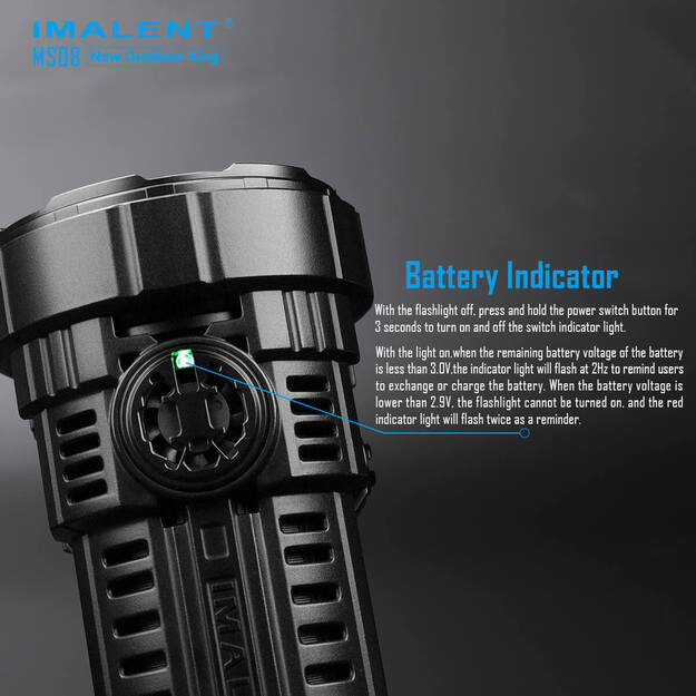 Imalent MS08 34000lm flashlight