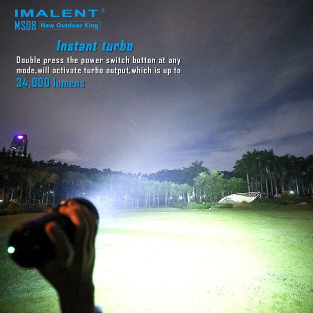 Imalent MS08 34000lm flashlight