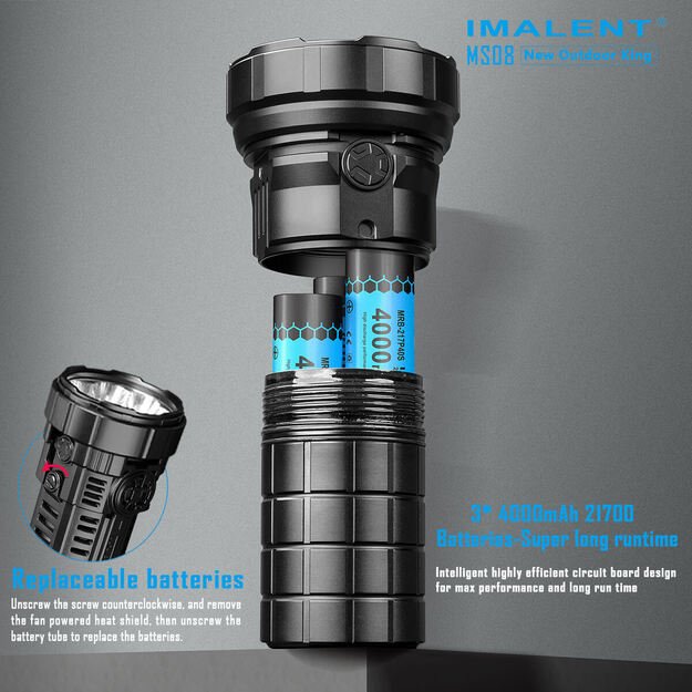 Imalent MS08 34000lm flashlight