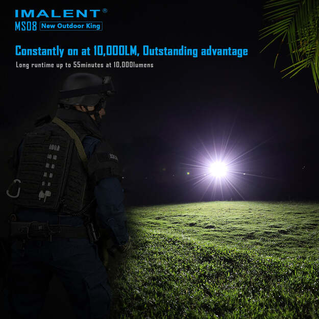 Imalent MS08 34000lm flashlight