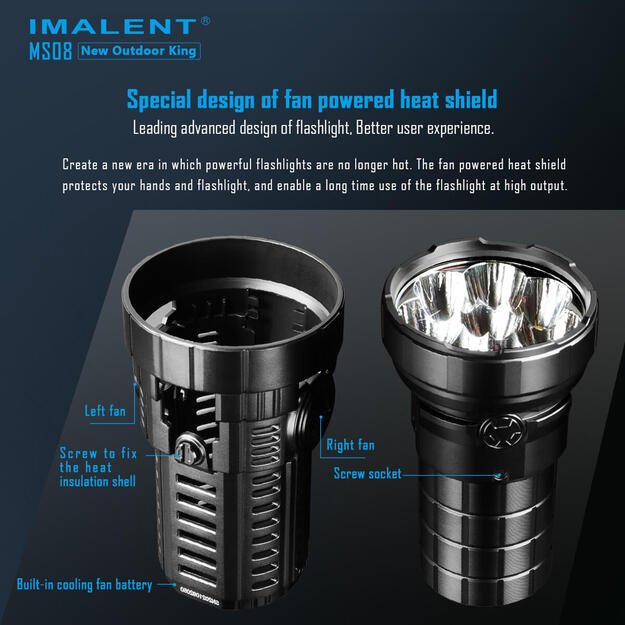 Imalent MS08 34000lm flashlight