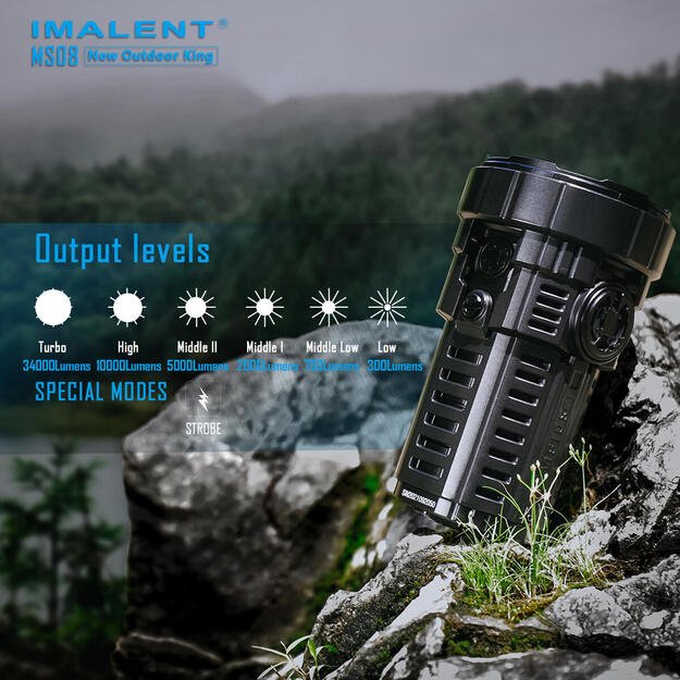 Imalent MS08 34000lm flashlight