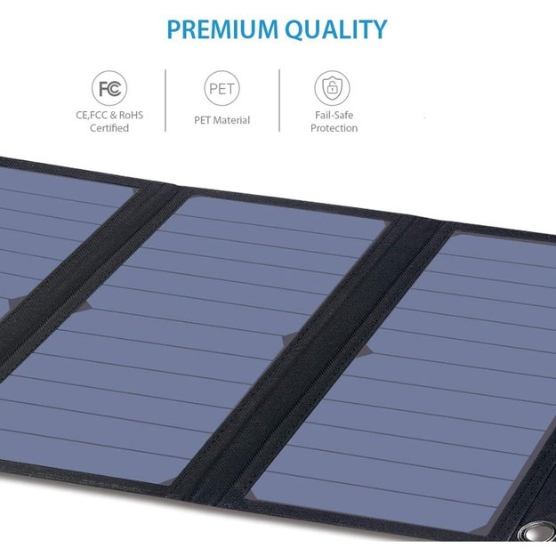 Portable mobile solar panel 25W